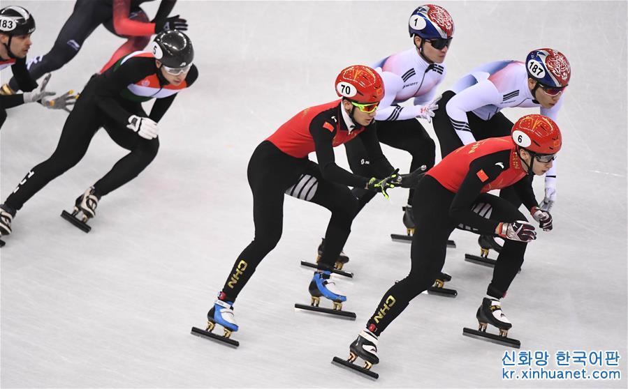 （冬奧會）（24）短道速滑——男子5000米接力：中國隊獲銀牌