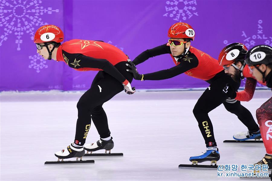 （冬奥会）（40）短道速滑——男子5000米接力：中国队获银牌