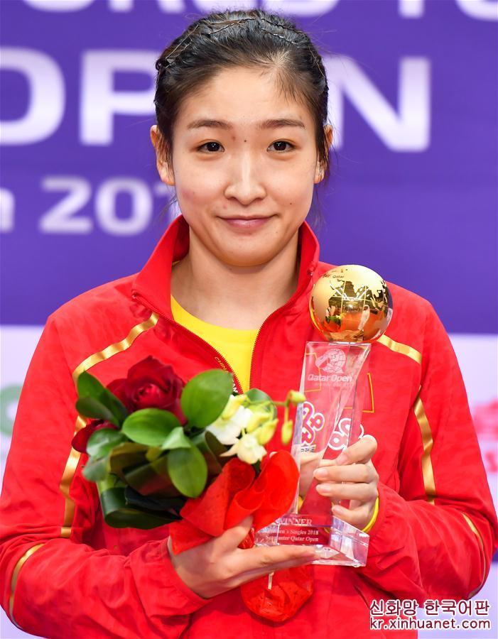 （體育）（1）乒乓球——卡塔爾公開賽：劉詩雯奪女單冠軍