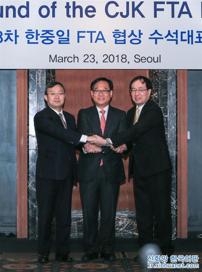 （国际·图文互动）（2）中日韩自贸区第十三轮谈判首席谈判代表会议在首尔举行