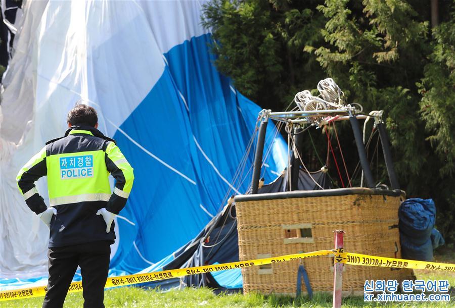 （国际）（1）韩国济州热气球坠落1死12伤
