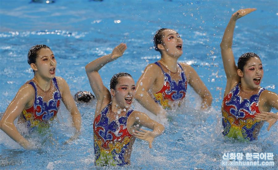 （体育）（4）花样游泳——FINA世界系列赛：中国队获集体自由自选冠军