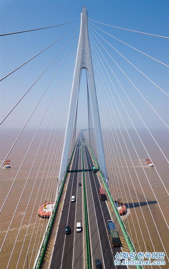 （图文互动）（3）大桥横架飞虹 十载显现峥嵘——杭州湾跨海大桥建成通车十周年