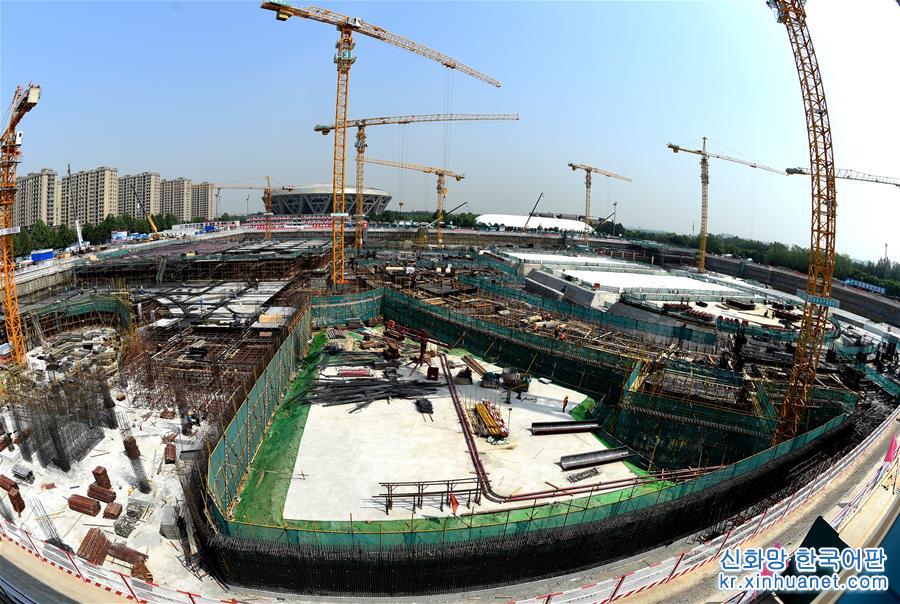 （体育）（2）北京冬奥场馆国家速滑馆工程全面进入地下施工阶段