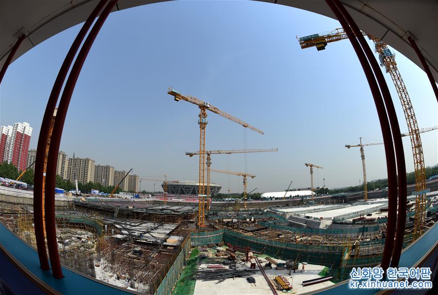 （體育）（3）北京冬奧場館國家速滑館工程全面進入地下施工階段