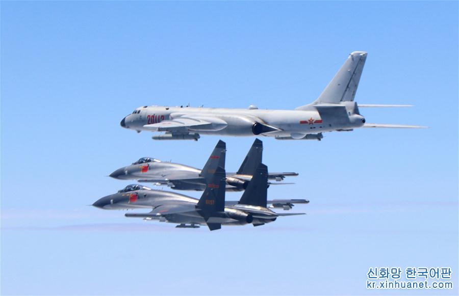 （圖文互動）（3）人民空軍多型戰機雙向繞飛臺島巡航 