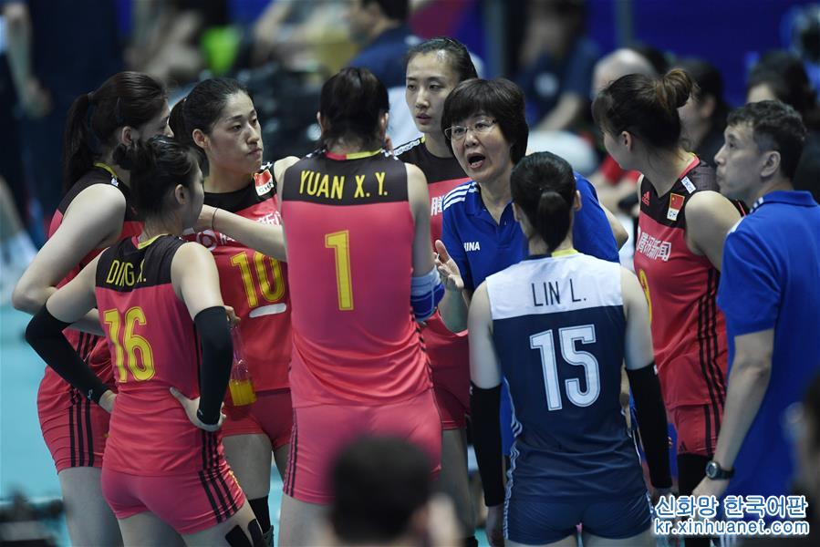 （体育）（2）排球——世界女排联赛：中国不敌韩国