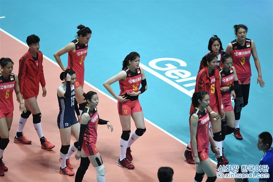 （体育）（6）排球——世界女排联赛：中国不敌韩国
