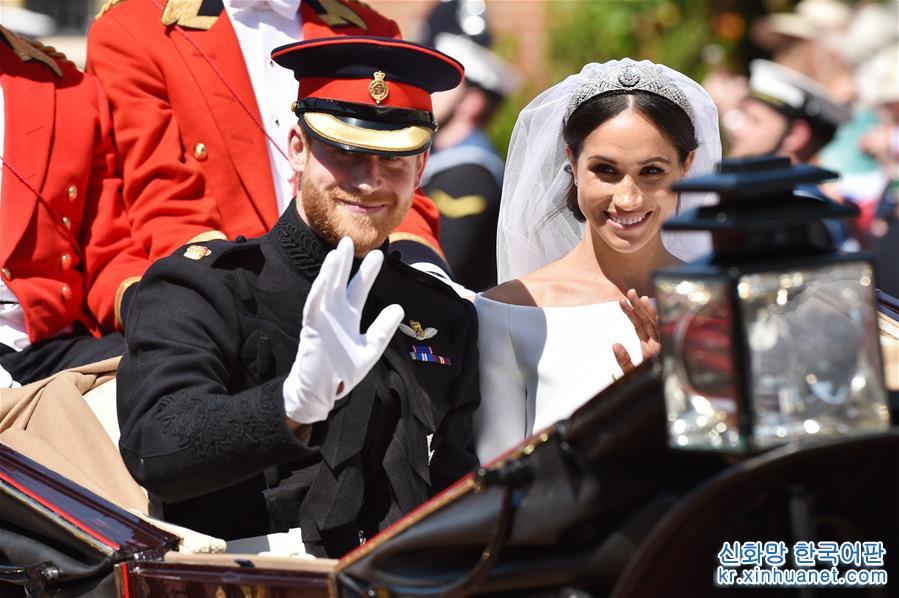 （国际）（8）英国哈里王子与梅根·马克尔在温莎城堡举行婚礼
