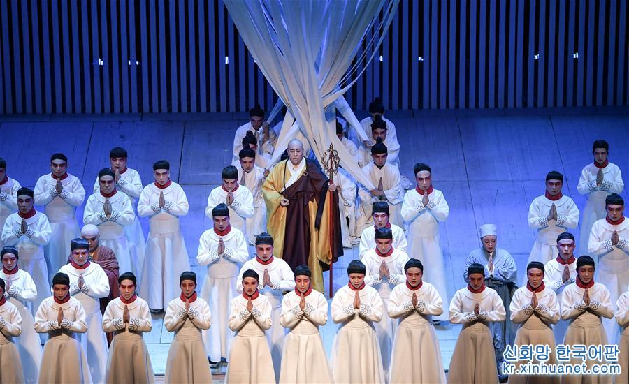 （文化）（1）史诗歌剧《鉴真东渡》在台湾新北上演