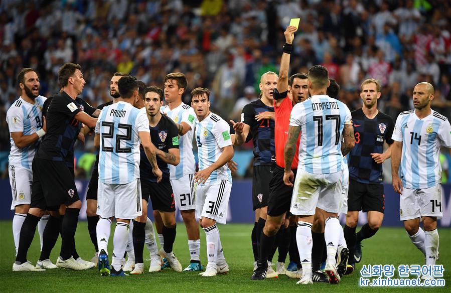 （世界杯）（31）足球——D组：克罗地亚队击败阿根廷队