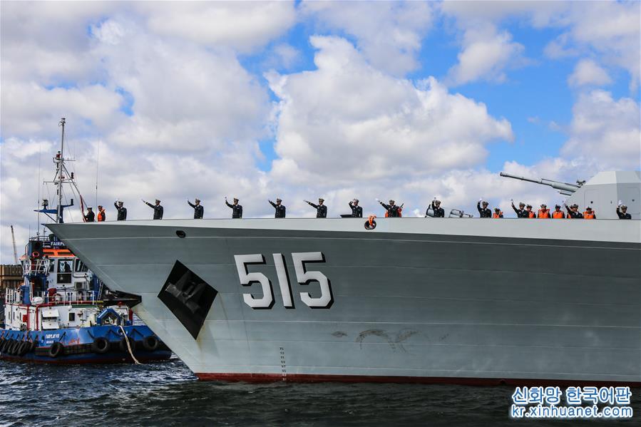 （国际）（2）中国海军第二十九批护航编队滨州舰参加波兰海军成立100周年庆典 