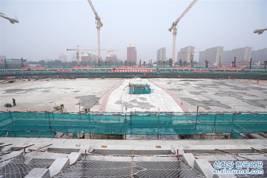 （社会）（1）北京冬奥场馆国家速滑馆地下结构封顶