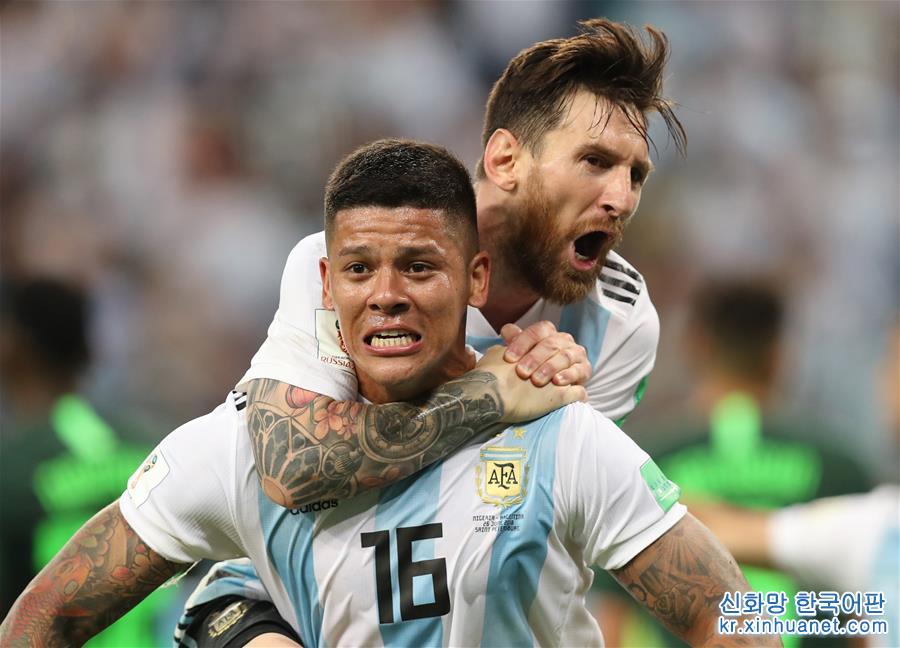 （世界杯）（22）足球——D组：阿根廷队罗霍进球