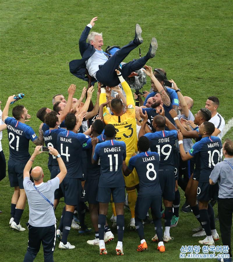 （世界杯·夺冠时刻）（94）足球——法国队20年后再捧杯