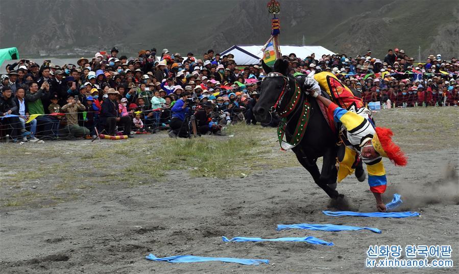 （XHDW）（1）西藏马术队把“马文化”送乡村