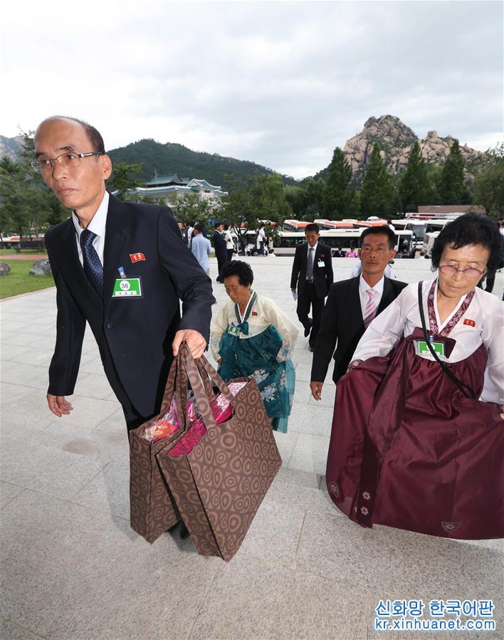 （国际）（4）韩朝离散家属在酒店客房内单独团聚