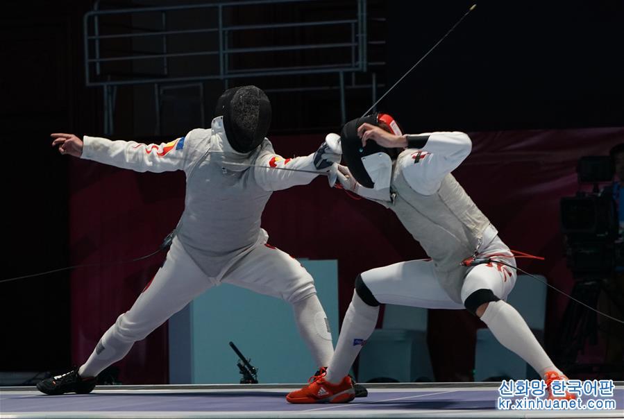 （亚运会）（5）击剑——中国选手黄梦恺获男子个人花剑冠军