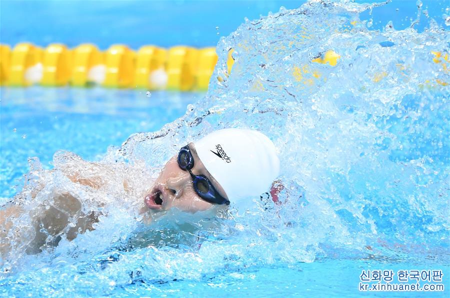 （亚运会）（15）游泳——男女4X100米混合泳接力：中国夺冠