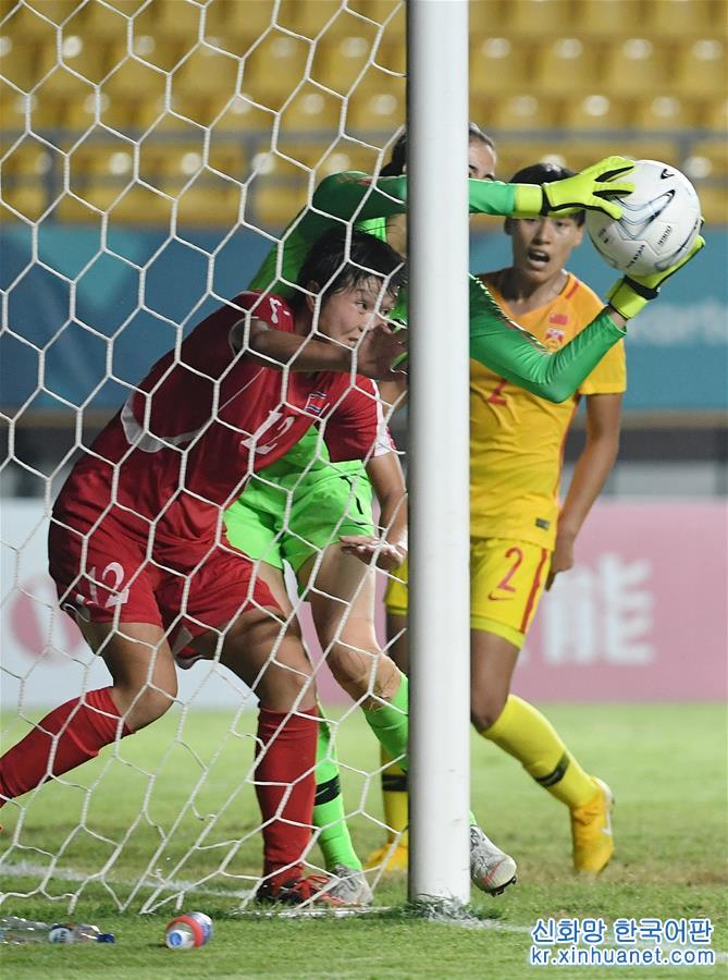 （亚运会）（1）足球——女子小组赛：中国胜朝鲜