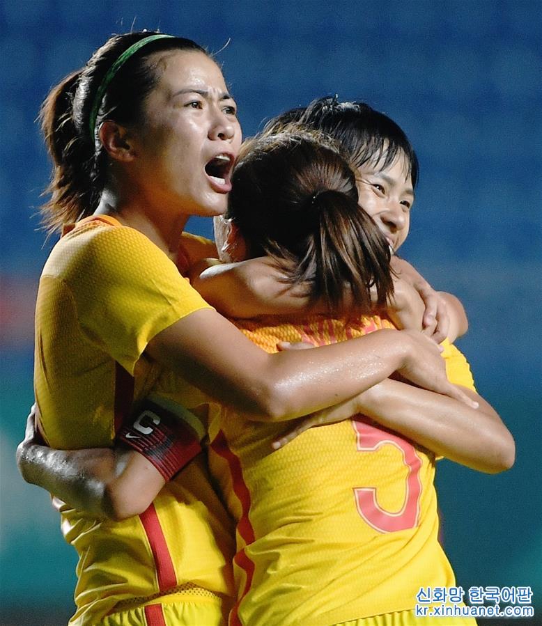 （亚运会）（4）足球——女子小组赛：中国胜朝鲜
