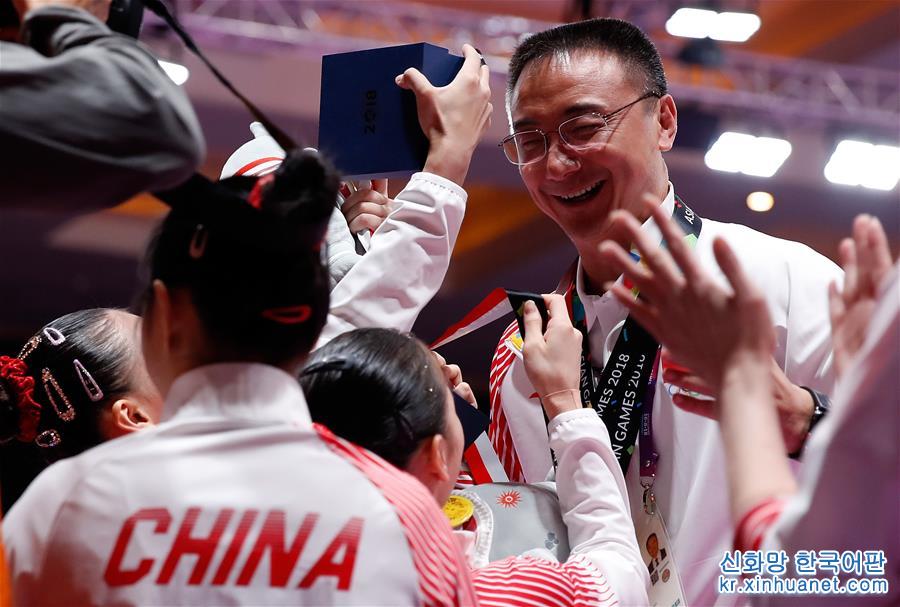（亚运会）（6）体操——中国队获得女子团体冠军 