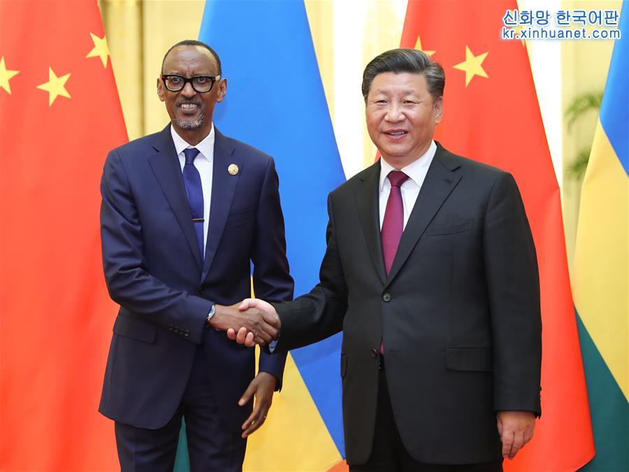 （中非合作論壇）習近平會見盧安達總統卡加梅