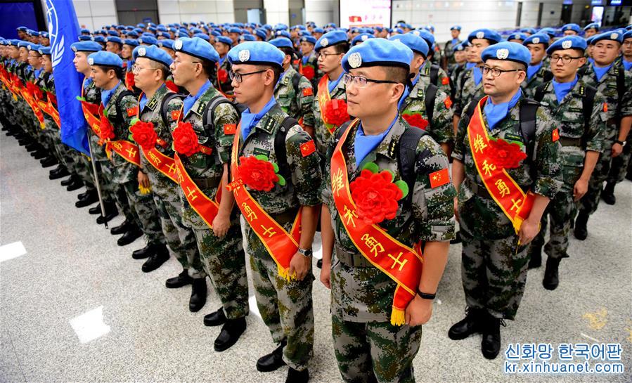 （军事）（1）中国第九批赴南苏丹（瓦乌）维和部队出征
