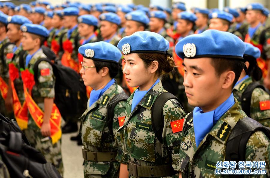 （军事）（2）中国第九批赴南苏丹（瓦乌）维和部队出征