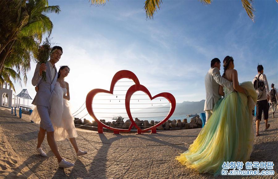 （社会）（2）分界洲岛：婚纱旅拍忙