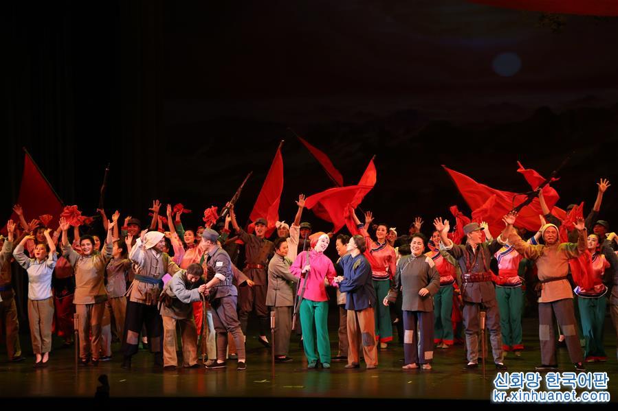 （新华视界）（1）朝鲜版歌剧《白毛女》在平壤上演