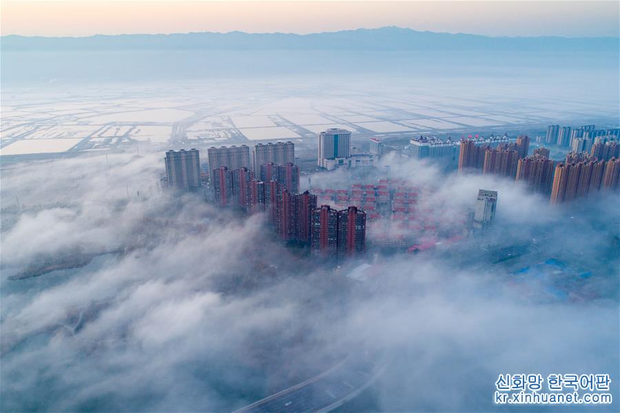 #（环境）（3）山西运城出现平流雾景观