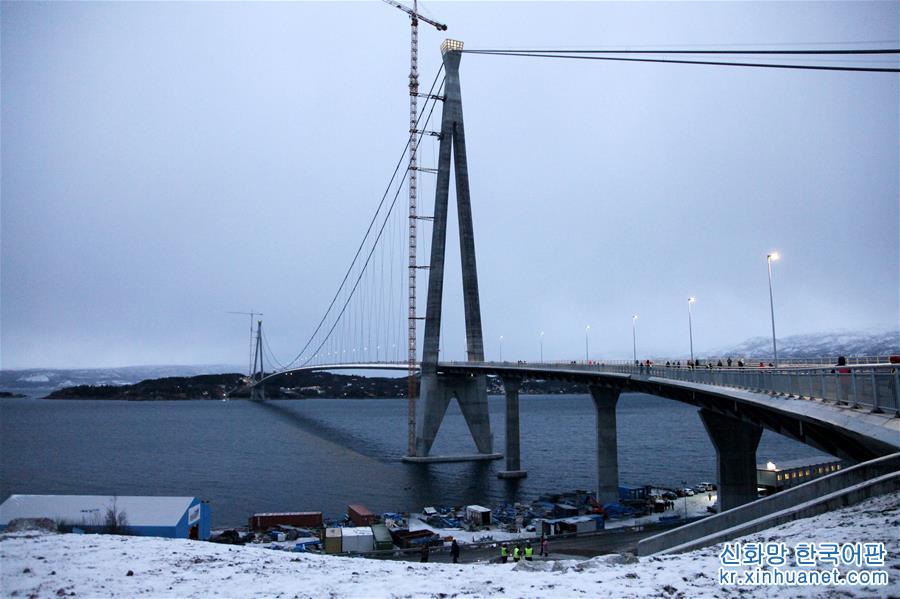 （国际）（1）中企承建挪威第二大桥举行通车典礼