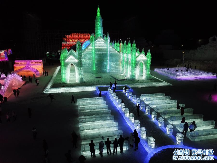（社会）（5）第二十届哈尔滨冰雪大世界开园迎客