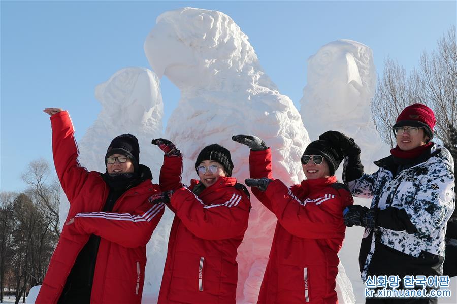 （文化）（2）第二十五届全国雪雕比赛在哈尔滨落幕