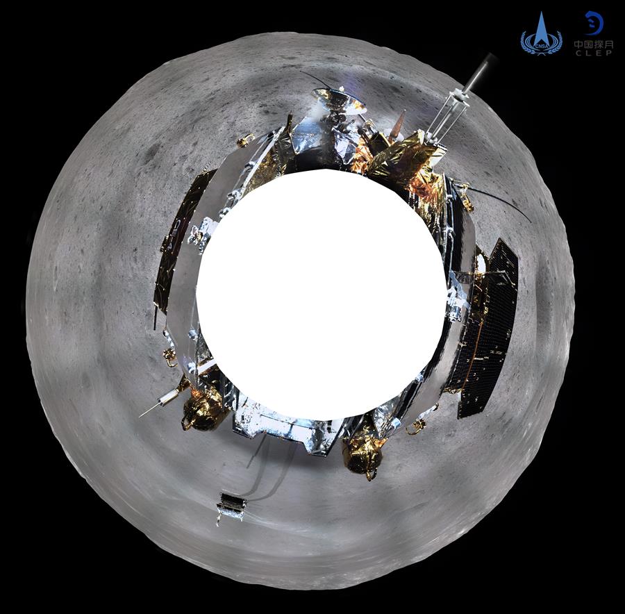 （科技）（2）嫦娥四号着陆器月午工作正常 地形地貌相机顺利完成360度环拍