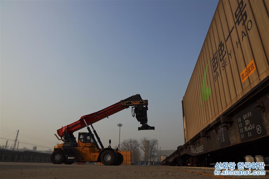 （经济）（3）北京迎来2019年首趟“年货”集装箱班列