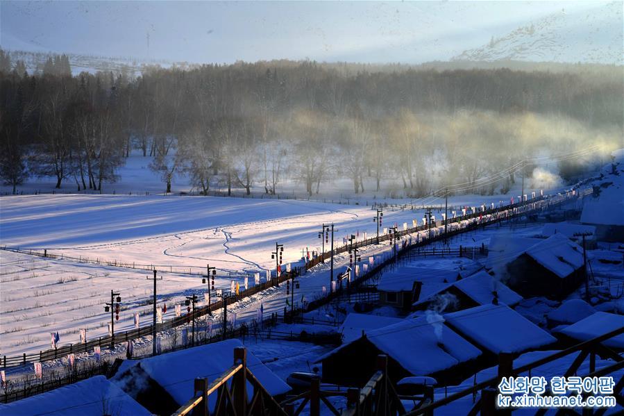 （冬季美丽生态）（4）“额尔齐斯河第一村”的冬天