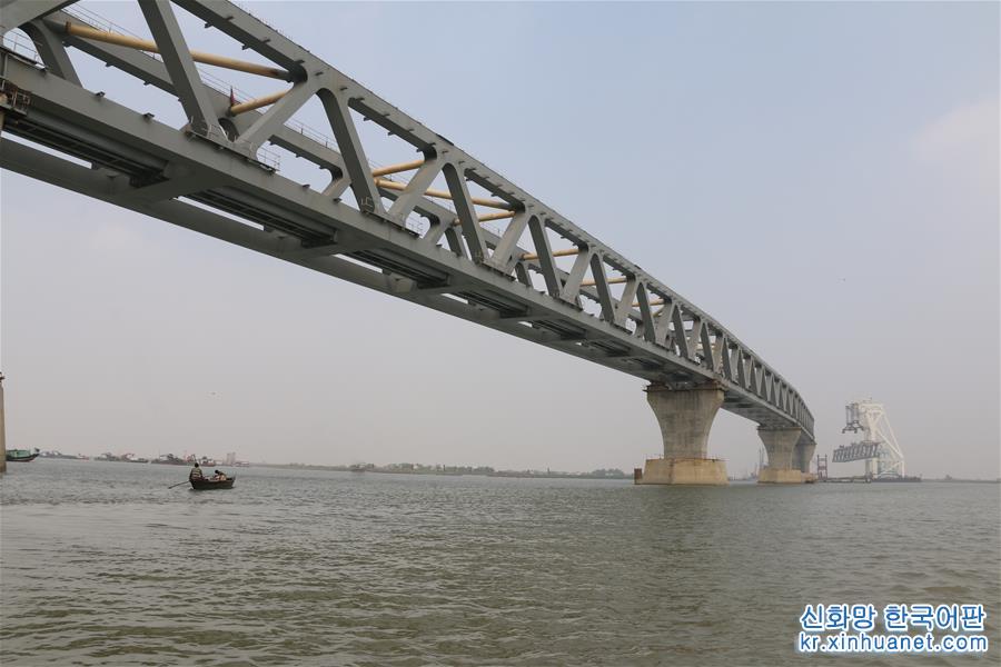 （国际）（4）孟加拉国帕德玛大桥项目第七跨钢梁架设完成