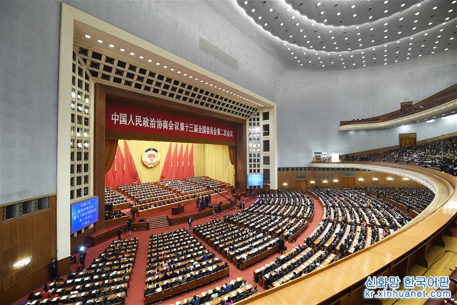 （两会·政协开幕·XHDW）（2）全国政协十三届二次会议在京开幕