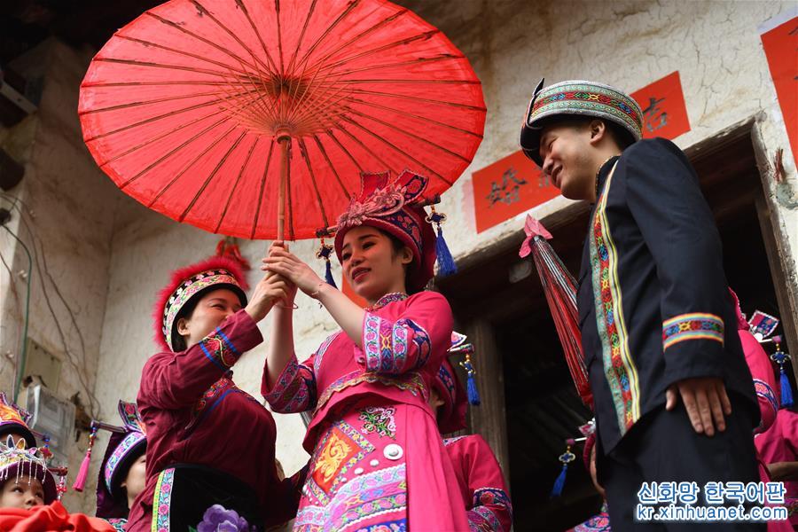 #（新华视界）（2）广西罗城：绚丽的仫佬族传统婚礼