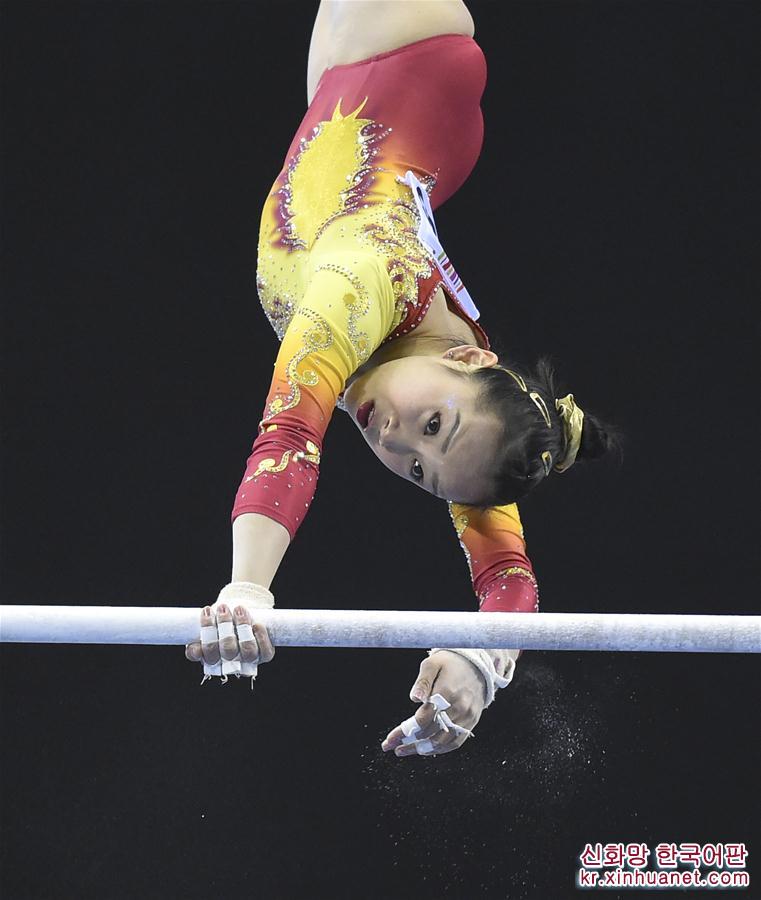 （体育）（2）体操——世界杯卡塔尔站：中国选手范忆琳获高低杠亚军