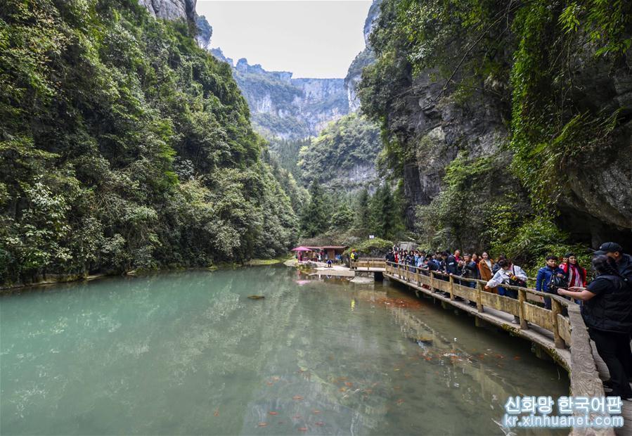 （美丽中国）（10）重庆武隆天生三桥：十里春色醉游人