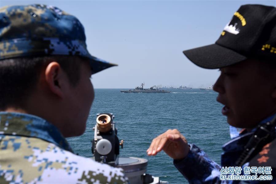 （人民海军70年）（3）中国-东南亚国家“海上联演—2019”在青岛举行