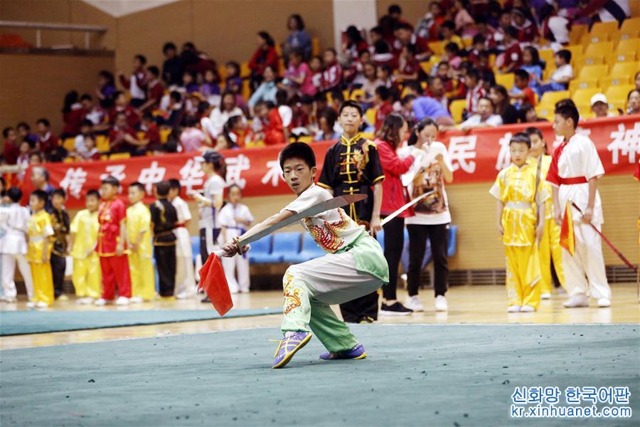 #（社会）（3）北京：中小学生武术比赛展英姿
