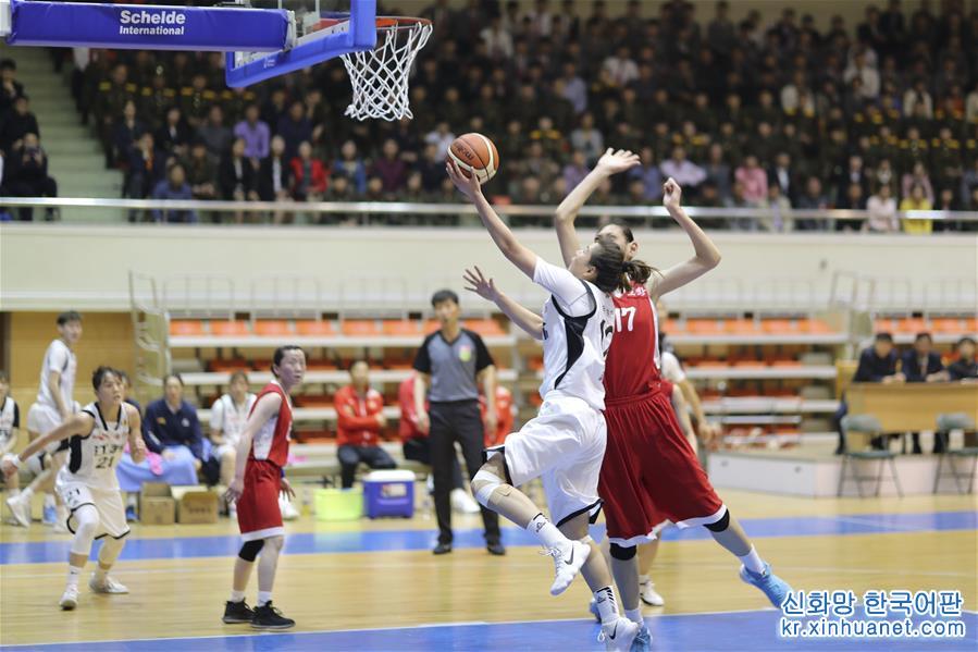 （体育）（2）中朝在平壤举行篮球友谊赛