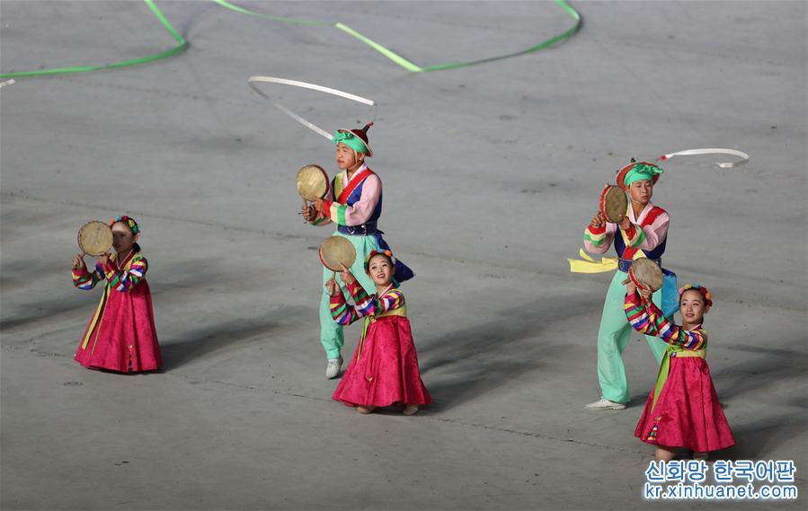 （国际）（6）朝鲜大型团体操和艺术演出《人民的国家》在平壤举行首演
