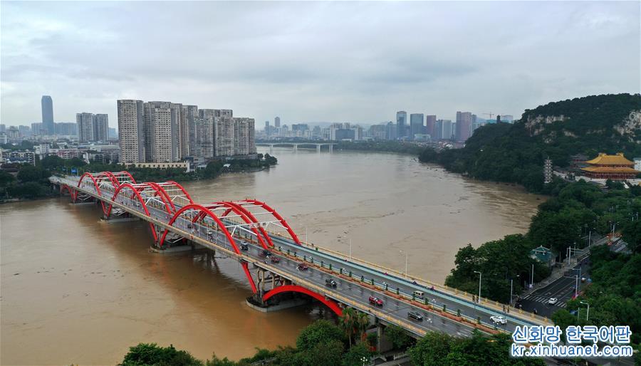 #（环境）（3）广西柳江迎来今年首个洪峰