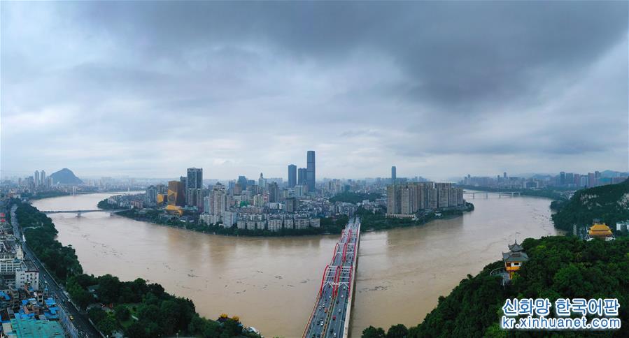 #（环境）（2）广西柳江迎来今年首个洪峰