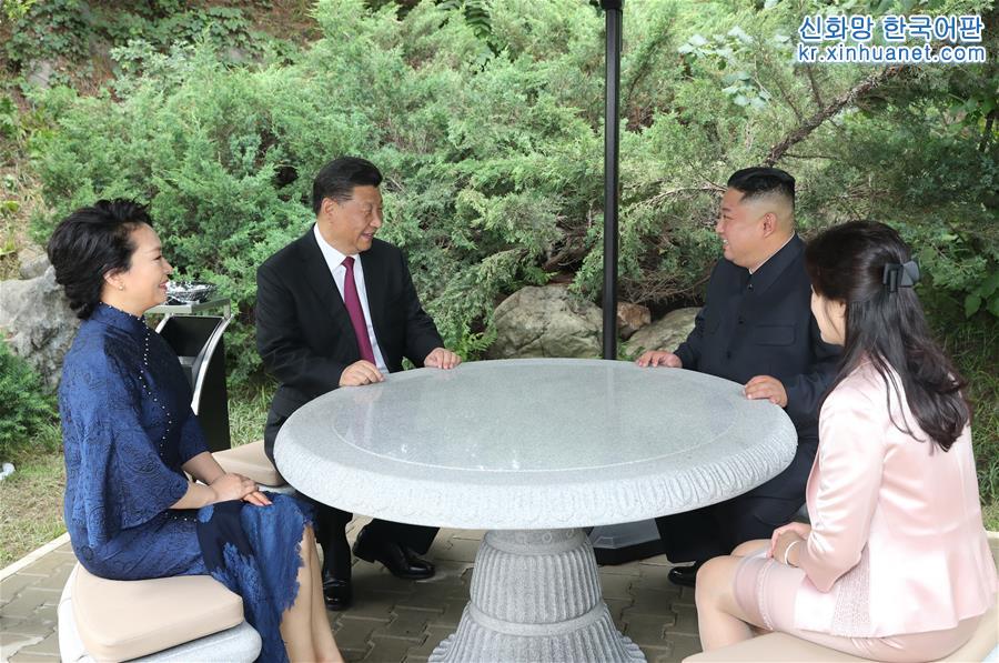 （XHDW）習近平會見朝鮮勞動黨委員長、國務委員會委員長金正恩